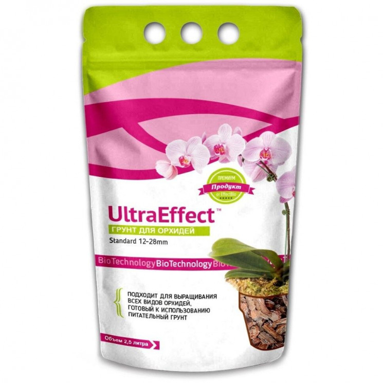Грунт для орхидей "UltraEffect" Standard 12-28 mm 2,5 литра