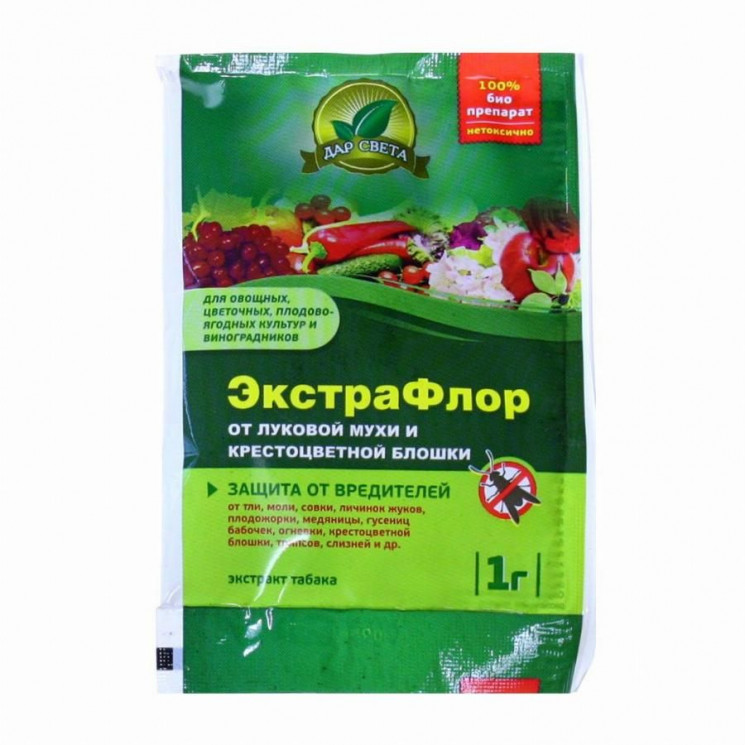 ЭкстраФлор от луковой мухи и блошки 1г